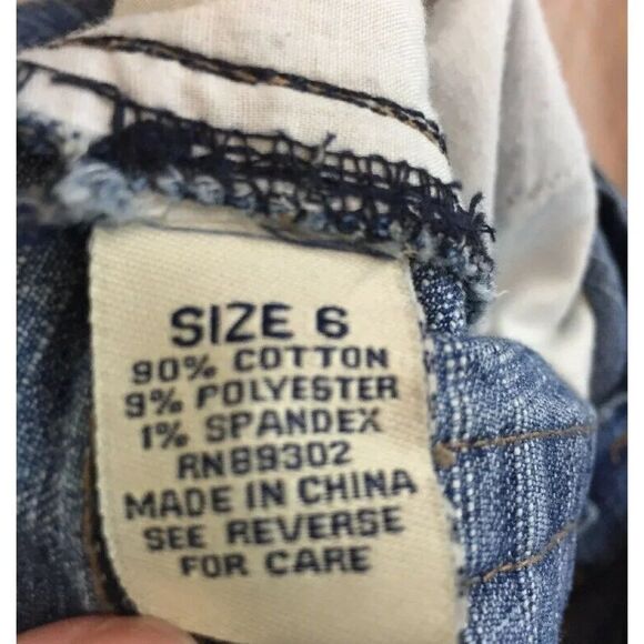 Vintage Y2K Duck Head Jeans Women 6 Blue Bootcut Minimalist Classic Streetwear - Picture 6 of 9